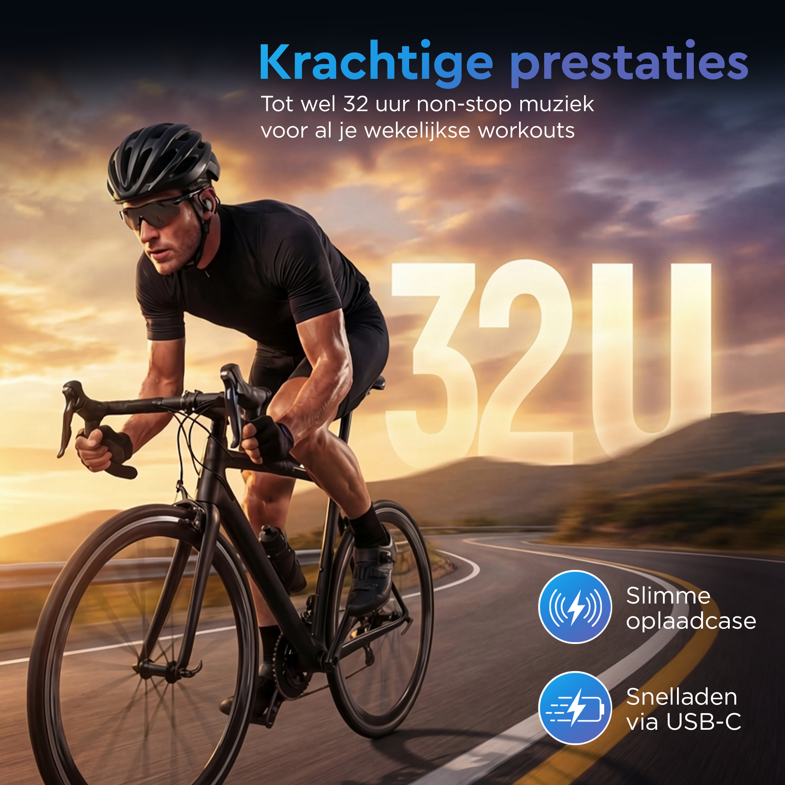Bone Conduction Open Ear oortjes - Sport oordopjes