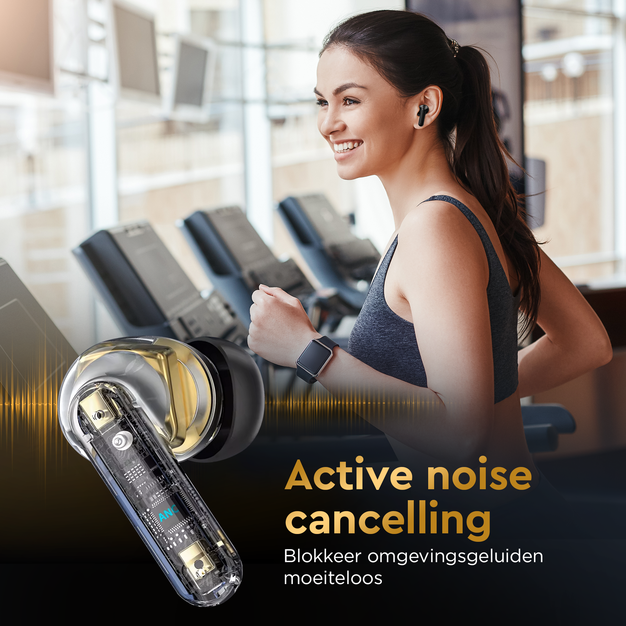 Golden Sound Momentum met Active Noise Cancelling