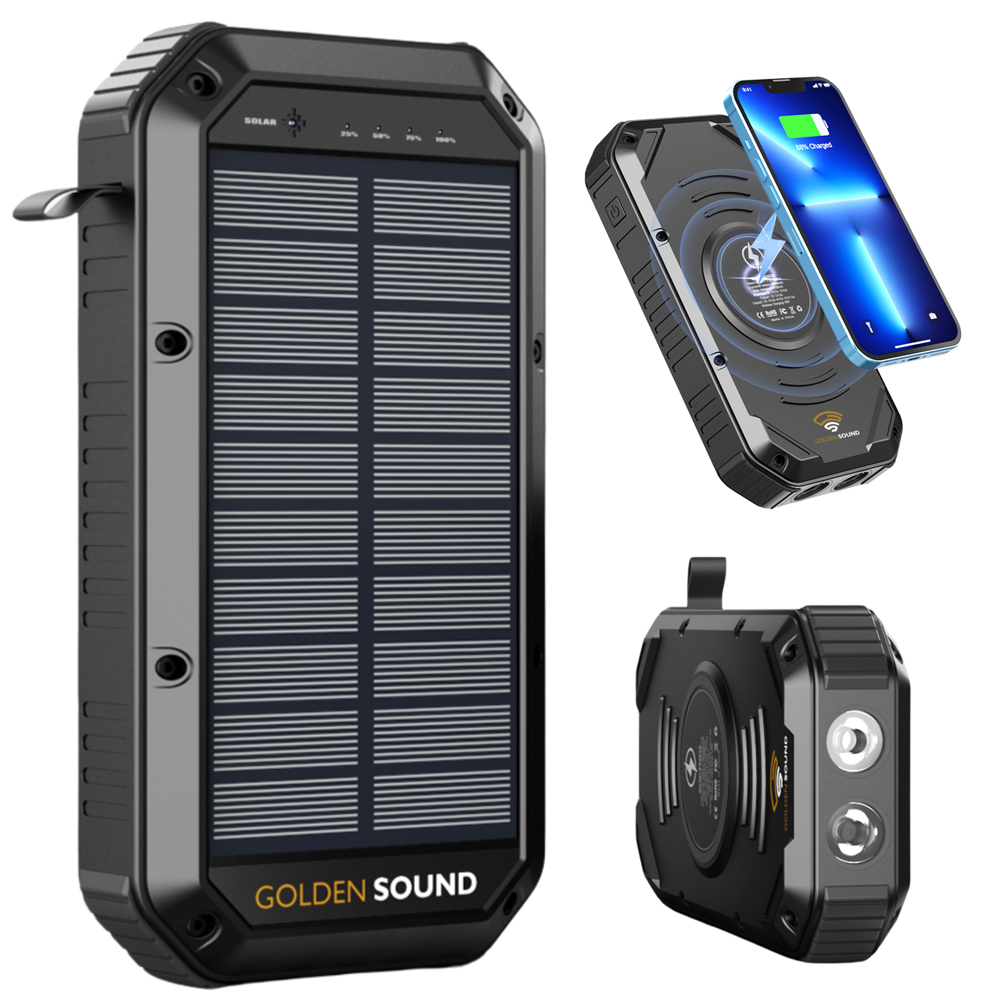 Solar Powerbank 30.000 mAh