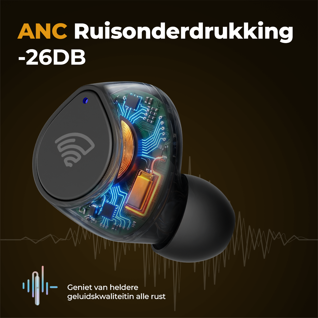 Golden Sound Premium Buds met ANC
