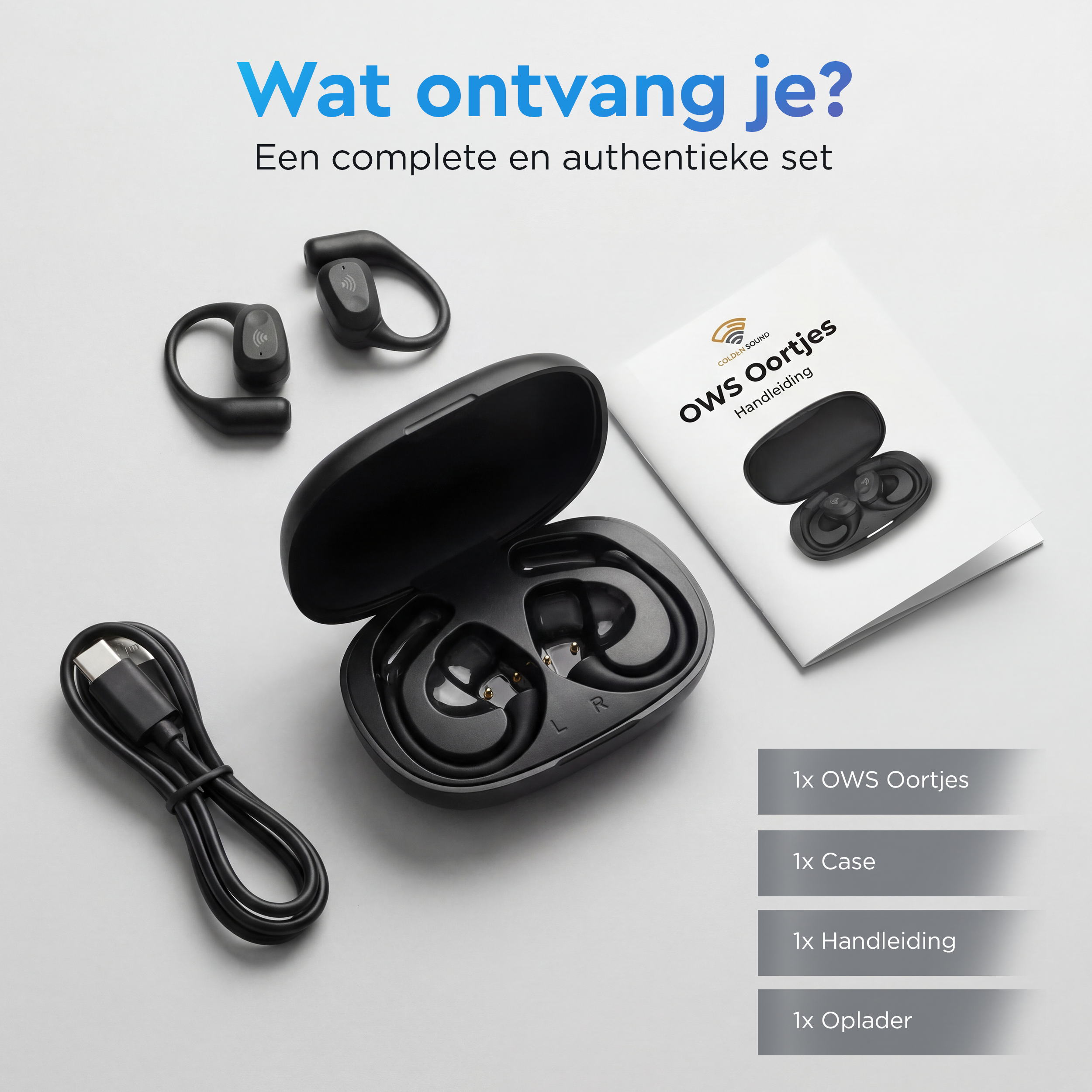 Bone Conduction Open Ear oortjes - Sport oordopjes