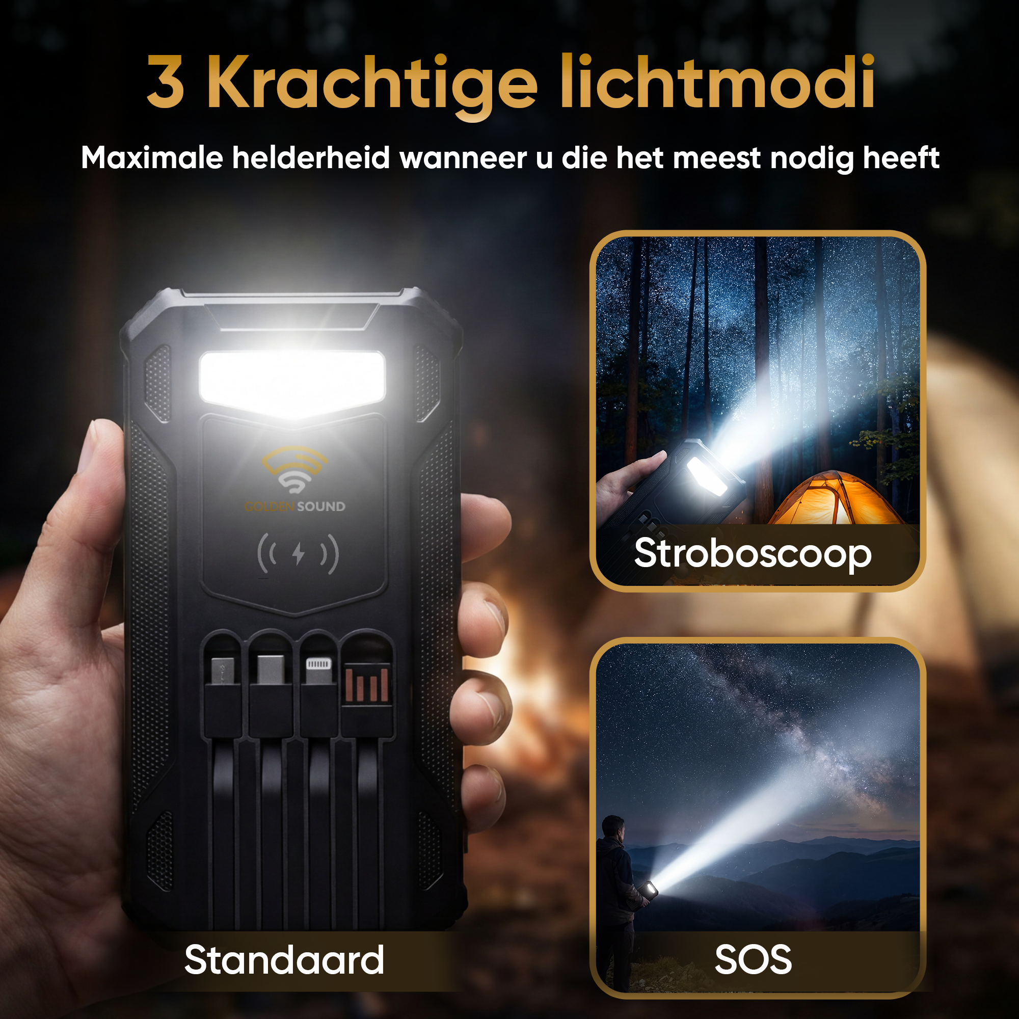 Solar Powerbank 30.000 met Panelen