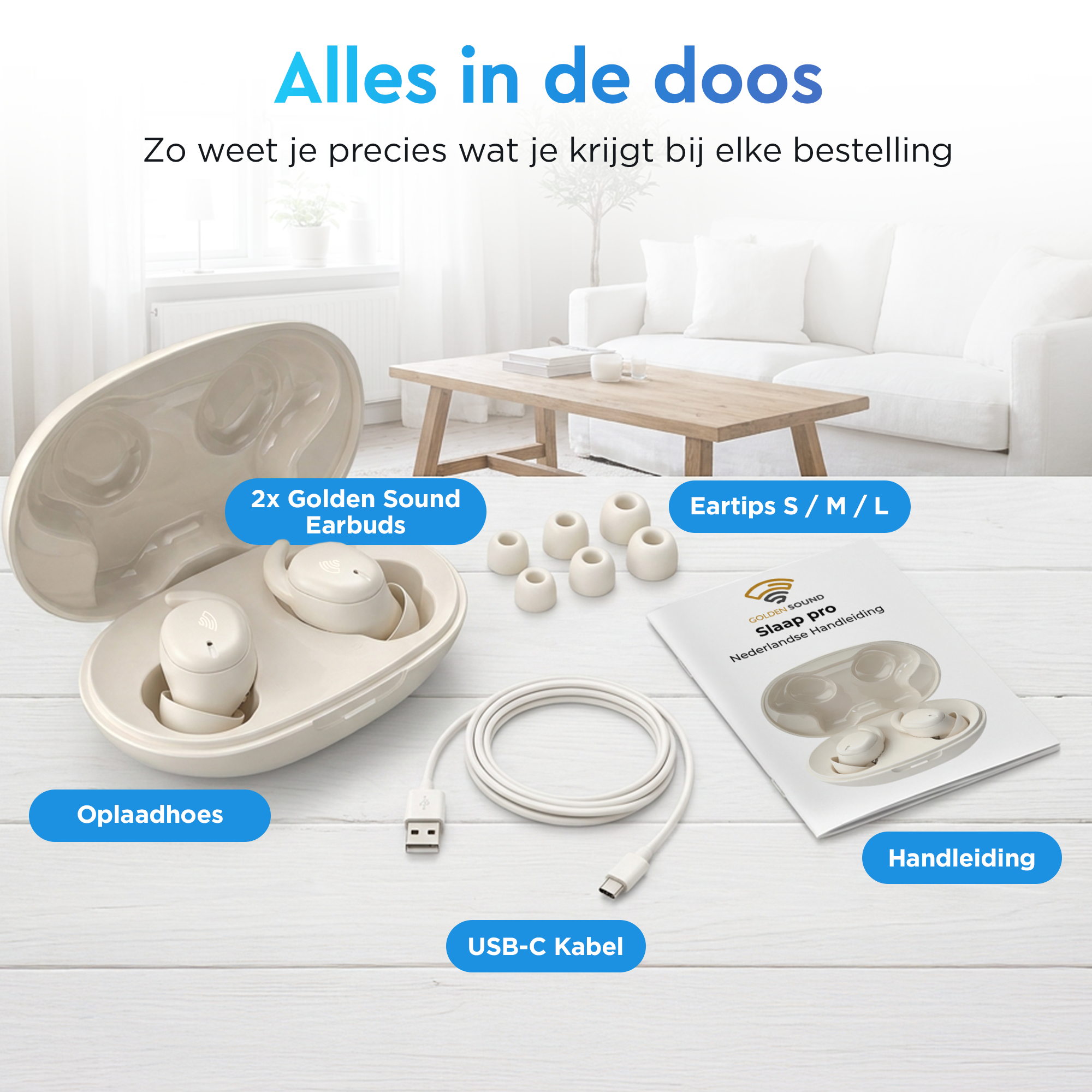 Slaap oordopjes Pro - Geavanceerde Noise Cancelling  -40dB geluidsreductie